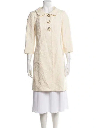 Pre-owned Milly Patterned Jacket In Neutral