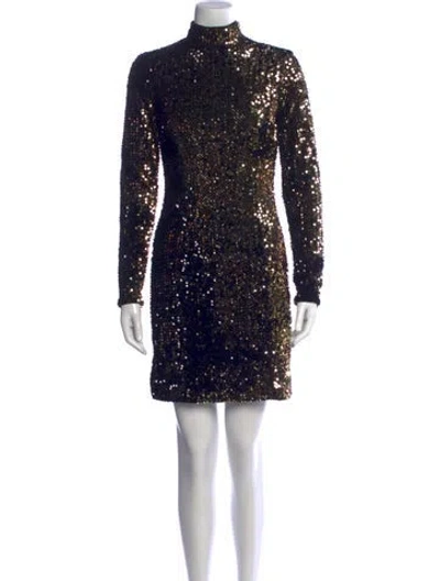 Pre-owned Milly Patterned Mini Dress W/ Tags In Multi