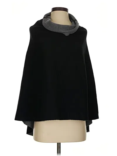 Pre-owned Milly Poncho In Black
