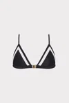 Milly Positano Colorblock Bikini Top