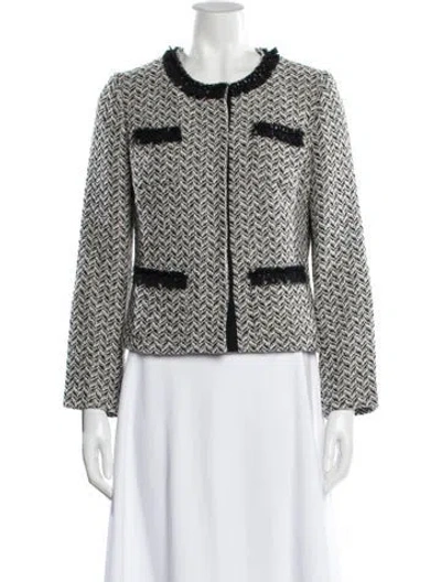 Pre-owned Milly Printed Evening Jacket In Multi