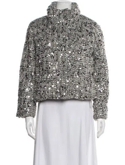 Pre-owned Milly Printed Evening Jacket W/ Tags In Multi