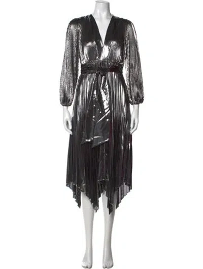 Pre-owned Milly Printed Midi Length Dress