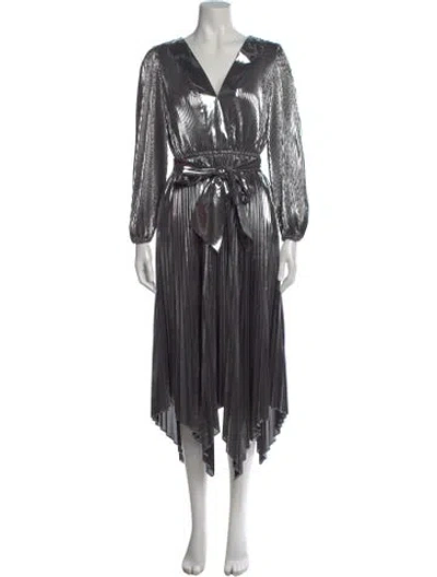 Pre-owned Milly Printed Midi Length Dress W/ Tags