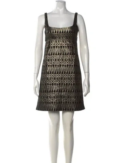 Pre-owned Milly Printed Mini Dress