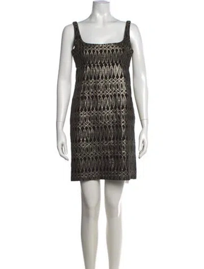 Pre-owned Milly Printed Mini Dress