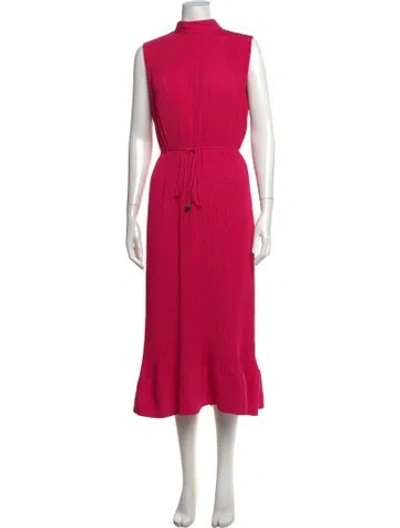 Pre-owned Milly Printed Mini Dress In Pink