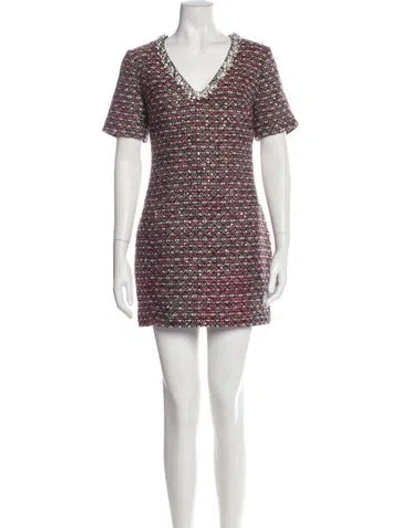 Pre-owned Milly Printed Mini Dress W/ Tags In Multi