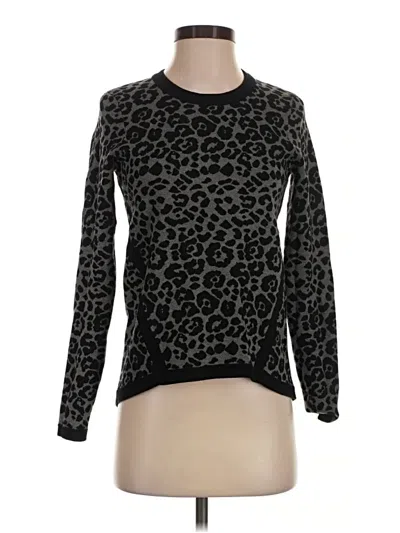 Pre-owned Milly Pullover Sweater In Black