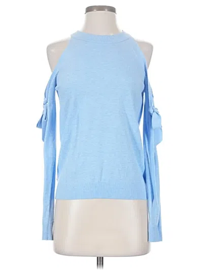 Pre-owned Milly Pullover Sweater In Blue