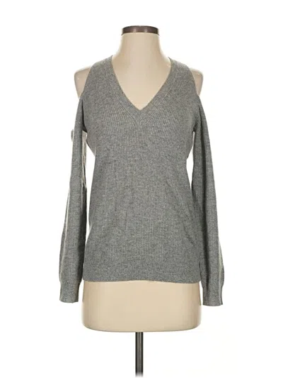 Pre-owned Milly Pullover Sweater In Gray