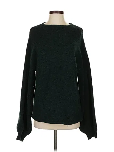Pre-owned Milly Pullover Sweater In Green