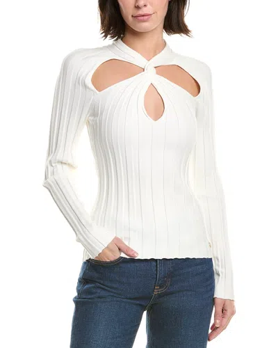 Milly Raglan Sweater In White