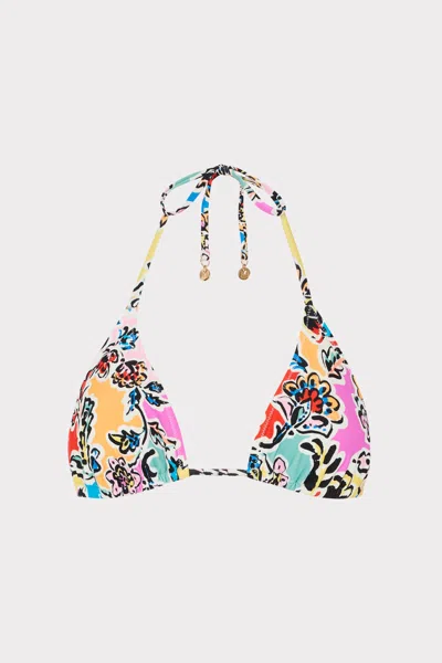 Milly Rainbow Oasis Triangle Bikini Top