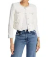 Milly Reign Diamond Crochet Jacket In White