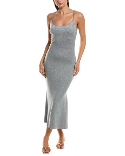 Milly Ricky Metallic Rhinestone Spaghetti Straight In Blue