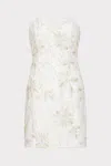 Milly Ronni Cady Embroidery Dress In White