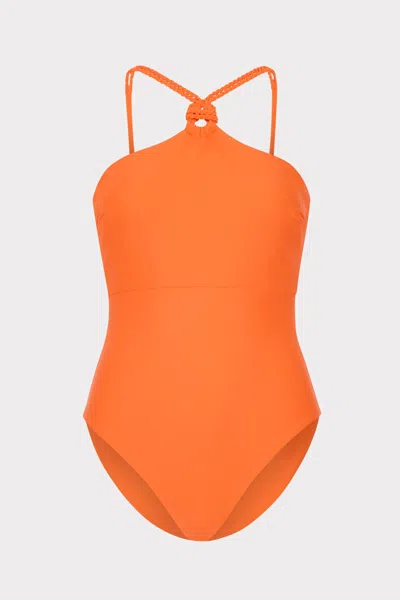 Milly Rope One-piece In Orange