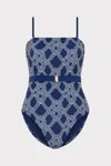Milly Rope Print One Piece In Multi