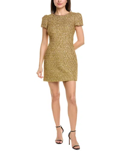 MILLY MILLY ROWEN METALLIC TWEED MINI DRESS