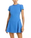 Milly Samara Boucle Mini Dress In Blue