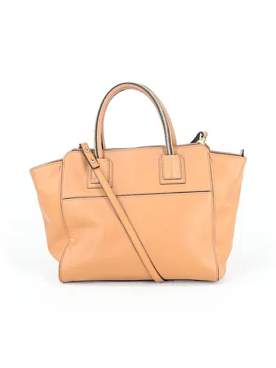 Pre-owned Milly Satchel In Tan