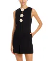Milly Saylor Mini Dress In Black