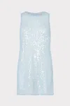 Milly Sequin Mesh Mini Dress Cover Up