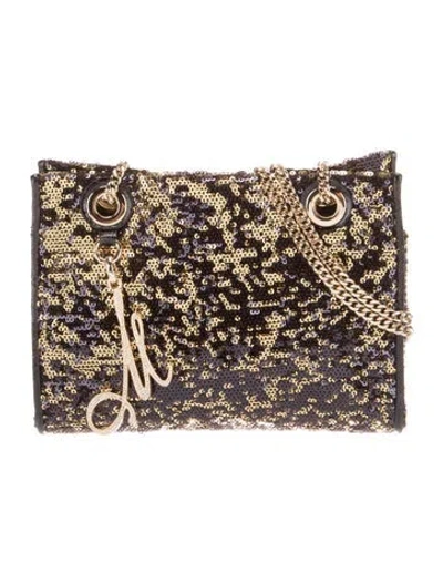Pre-owned Milly Sequins Clutch In Multi