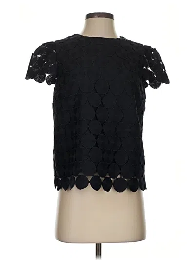 Pre-owned Milly Short Sleeve T-shirt In Black