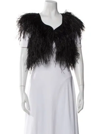 Pre-owned Milly Silk Jacket In Black