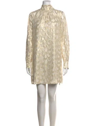 Pre-owned Milly Silk Mini Dress