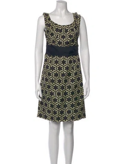 Pre-owned Milly Silk Mini Dress In Black