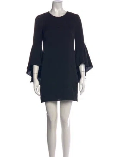 Pre-owned Milly Silk Mini Dress W/ Tags In Blue