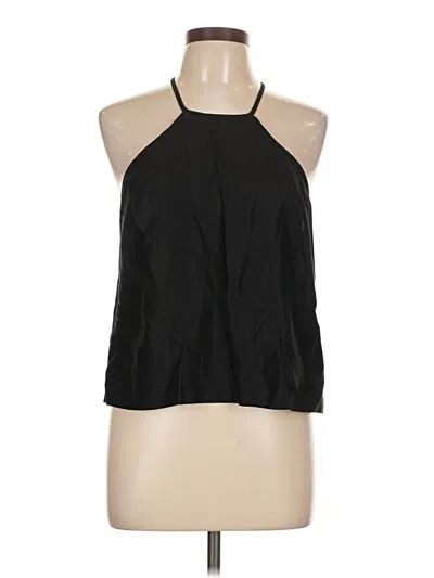 Pre-owned Milly Sleeveless Blouse In Black