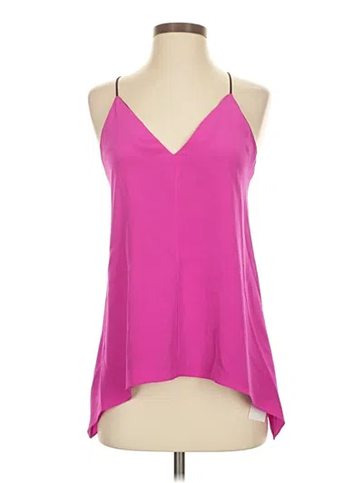 Pre-owned Milly Sleeveless Blouse In Pink