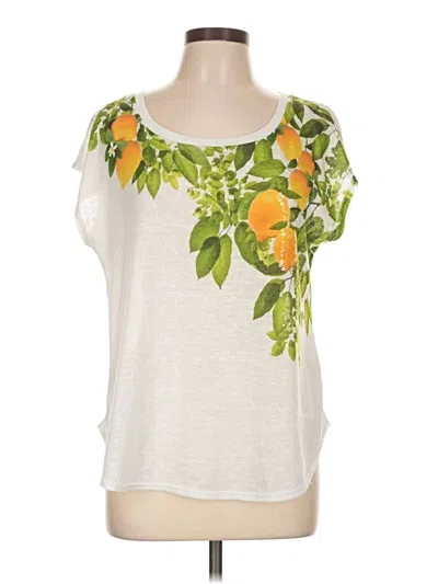 Pre-owned Milly Sleeveless T-shirt In Ivory