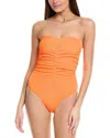 Milly Smocked One-piece In Orange