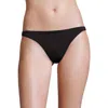 Milly Solid St. Lucia Bikini Bottom In Black In Black