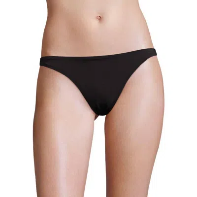 Milly Solid St. Lucia Bikini Bottom In Black