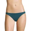 Milly Solid St. Lucia Bikini Bottom In Forest In Blue