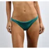 Milly Solid St. Lucia Bikini Bottom In Green In Green