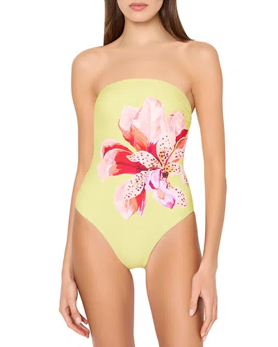 MILLY SONGE D'IRIS STRAPLESS ONE PIECE SWIMSUIT