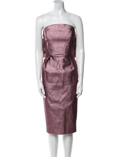 Pre-owned Milly Strapless Mini Dress