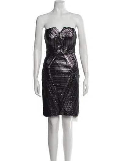 Pre-owned Milly Strapless Mini Dress