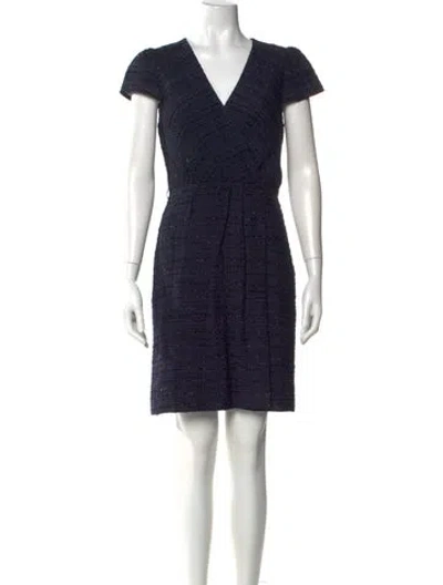 Pre-owned Milly Striped Mini Dress