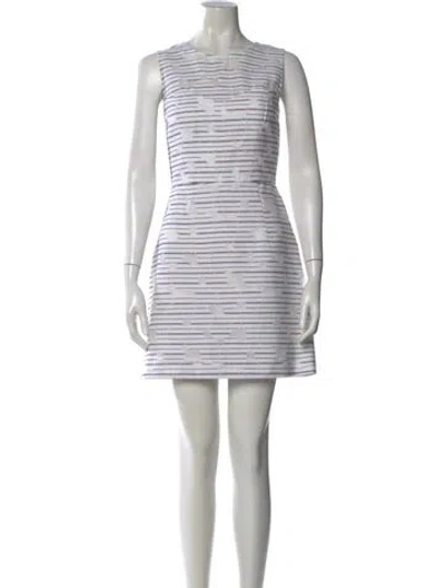 Pre-owned Milly Striped Mini Dress