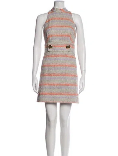 Pre-owned Milly Striped Mini Dress