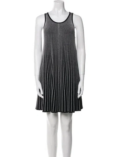Pre-owned Milly Striped Mini Dress W/ Tags In Multi