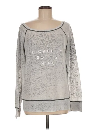 Pre-owned Milly Sweatshirt In Silver